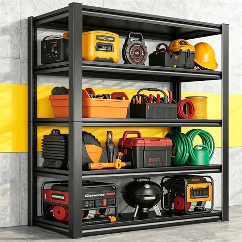 45''W Garage Shelving Heavy Duty Metal Storage Shelves Series (63''Hx45''Wx16''D)