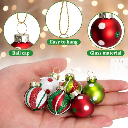 48 Pcs Christmas Elf Ball Hanging Ornament (C Style / 48 Pcs)
