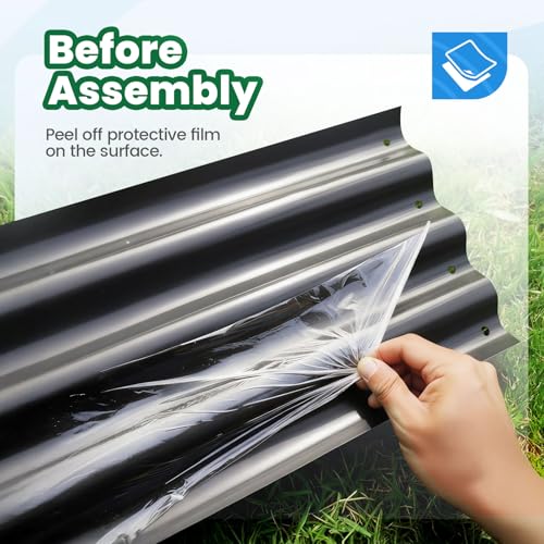 Galvanized Oval Raised Garden Bed Kit