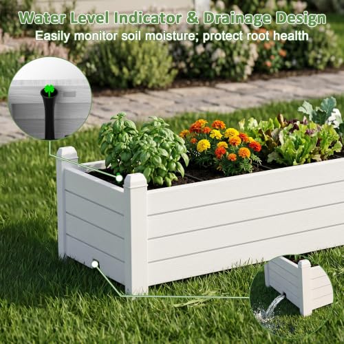 Small Raised Garden Bed (Ashen / 43.31*17.72*12.6)