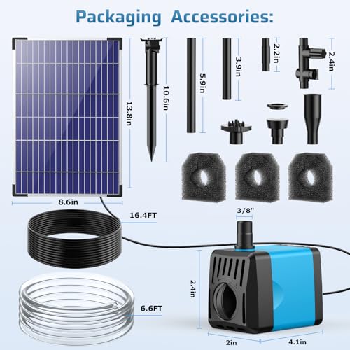 10W Solar Water Fountain Pump (10W)