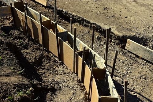 60 Inch Round Steel Concrete Form Stakes with Nail Holes (50 Count)