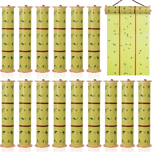 4 Pcs Giant Flypaper Fly Traps (Yellow)