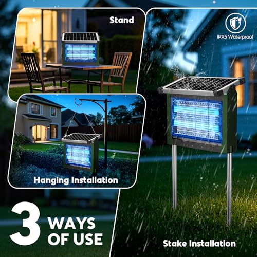 Solar Bug Zapper Outdoor (Green)