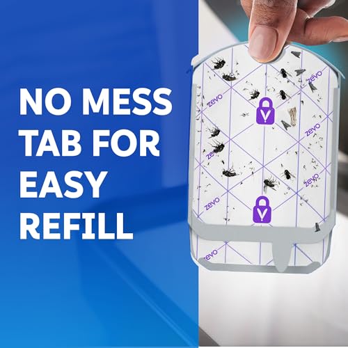 Flying Insect Trap Refill Cartridges for Fruit Flies & Gnats (10 Refill Cartridges)