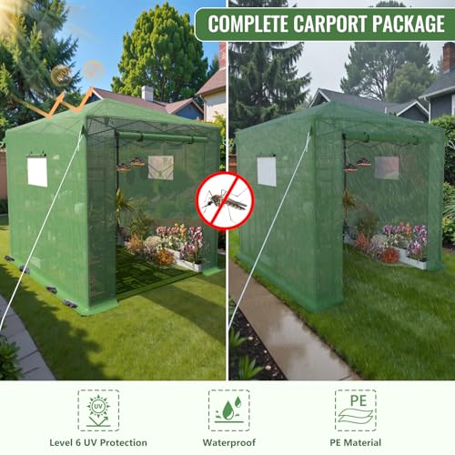 8X6 FT Pop Up Greenhouse