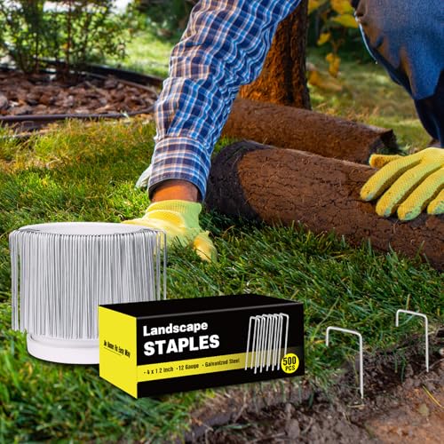 500 Pack Landscape Staples 4 Inch (4 Inch)