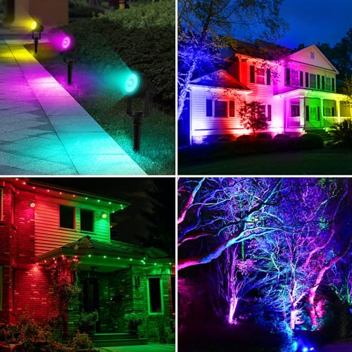 Solar Spotlights Outdoor RGB (Multicolor)
