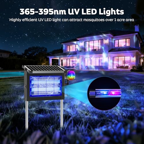 Solar Bug Zapper Outdoor (Space Blue)