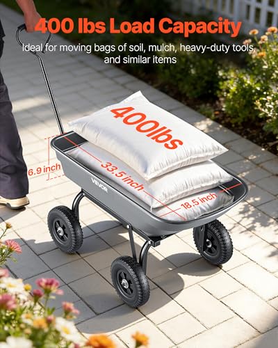 400LBS Wheelbarrow (Darkgrey)