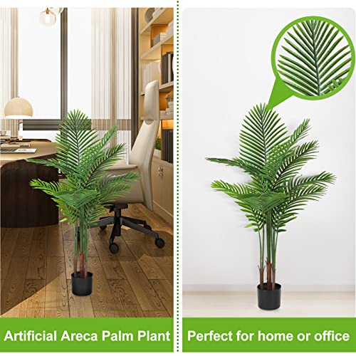 4 Pack Artificial Palm Trees 4Ft (4 feet)