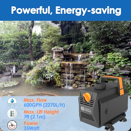 600GPH Submersible Water Pump Pond Pump