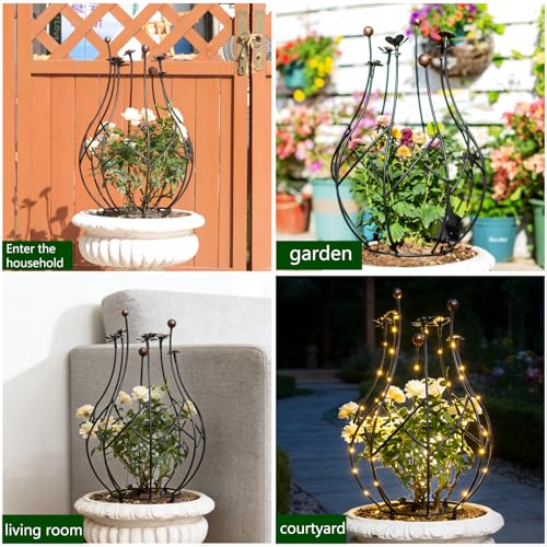 Obelisk Trellis Garden (27" x 8")