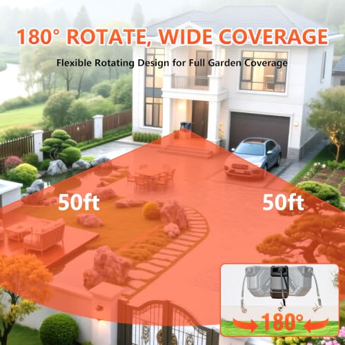 Retractable Garden Hose Reel (5/8" 50FT)