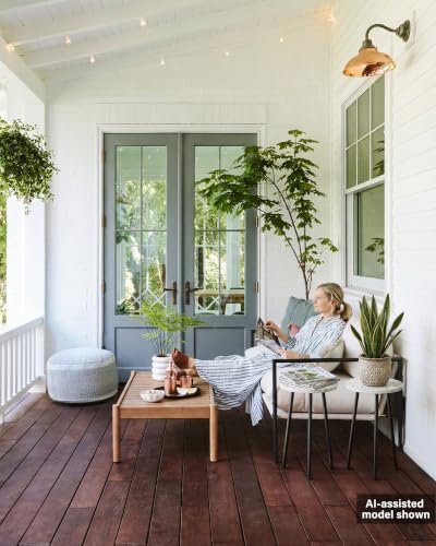 Plant Stand Indoor 2 Pack (White / 20"&20")