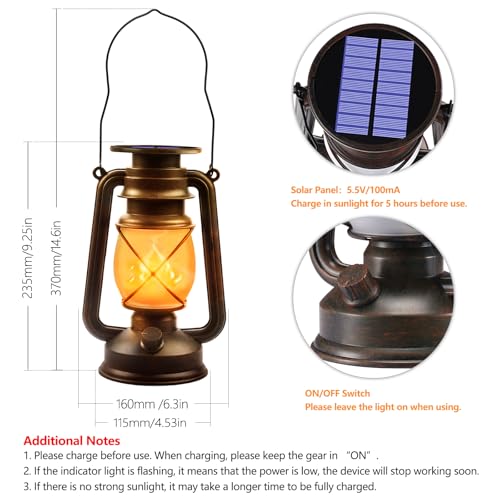 Solar Lanterns Outdoor Waterproof