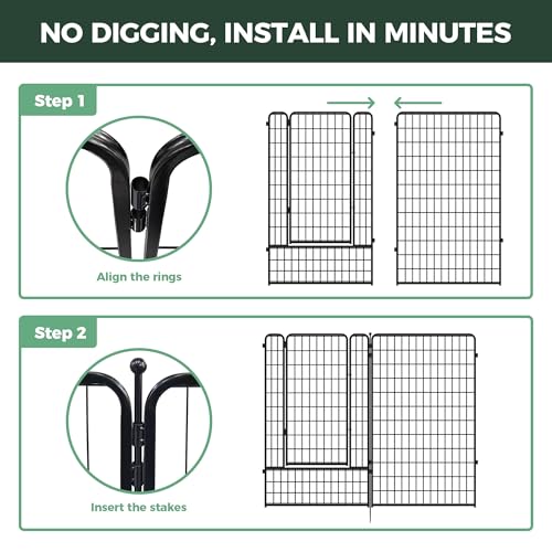 No Dig Garden Fence
