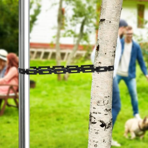 2 Pcs 50Ft Plastic Chain Lock Tree Tie (2 Pcs)