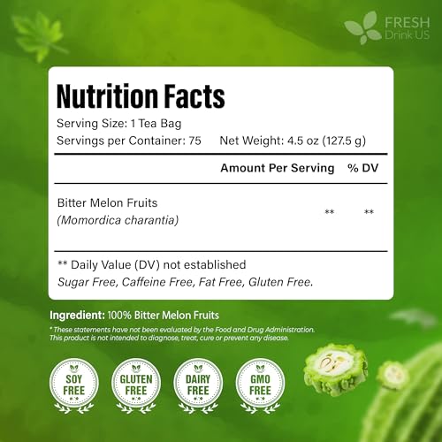 Premium 135 Bitter Melon Tea Bags (135 TeaBag)