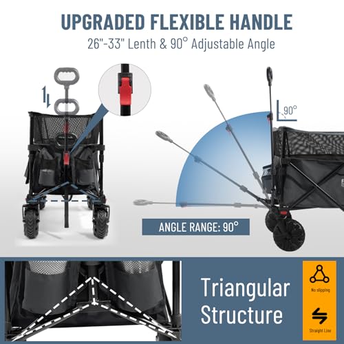 Foldable Wagon 350L Extendable Height (Gray / 350L)
