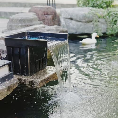 Pond Waterfall Spillway Kit for Ponds Streams up to 3 (Up to 3000 Gallons)