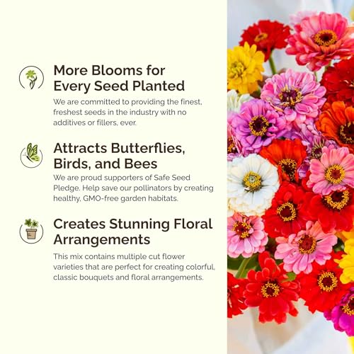 Late Bloomer Wildflower Mixed Seeds for Planting