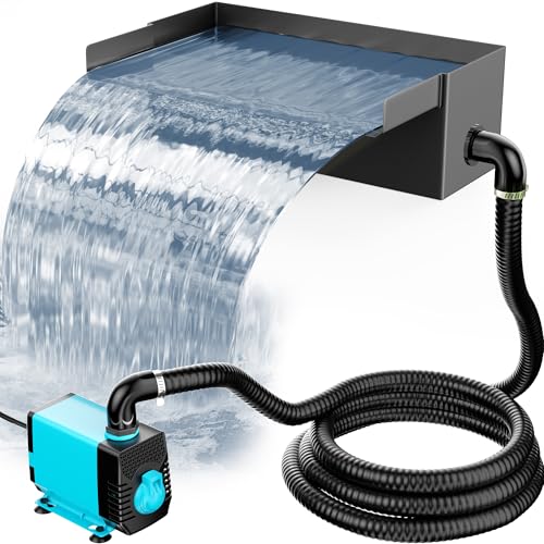 Pond Waterfall Spillway with Pump Kit