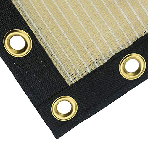 6 ft X 150 ft Privacy Screen Fence Heavy Duty Fence Cover Sand (900 Sq Ft)