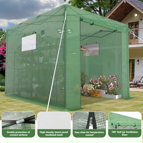 8X12 FT Pop Up Greenhouse (8X12 FT)