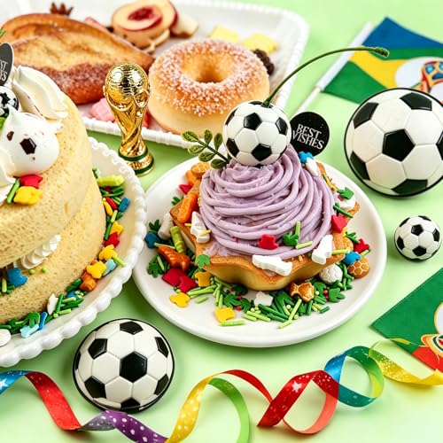 Soccer Sprinkles for Baking Edible (Mix Green)