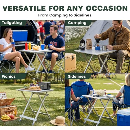 Folding Camping Table (Silver-new)