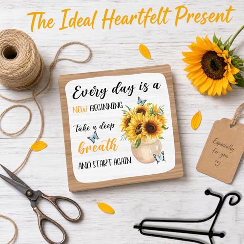 Home Decor for Rustic Farmhouse (Retro Sunflower 9)