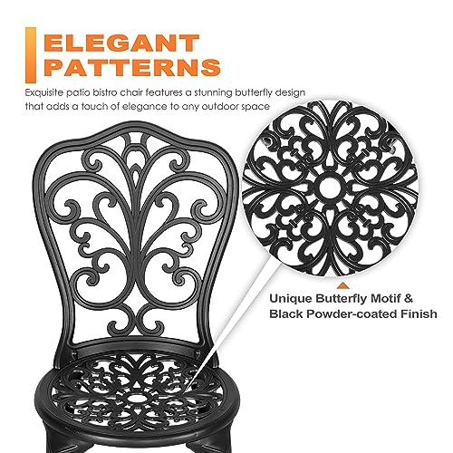 3 Piece Bistro Set Outdoor