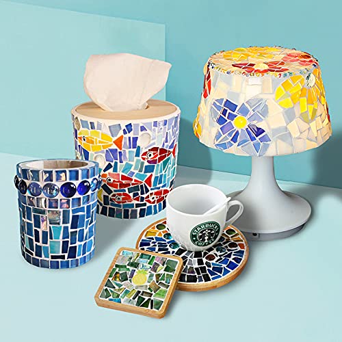 1.1lb Irregular Crystal Mosaic Tiles