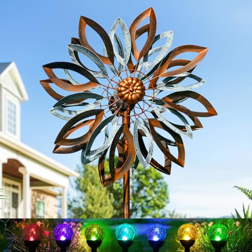 Solar Wind Spinners Outdoor