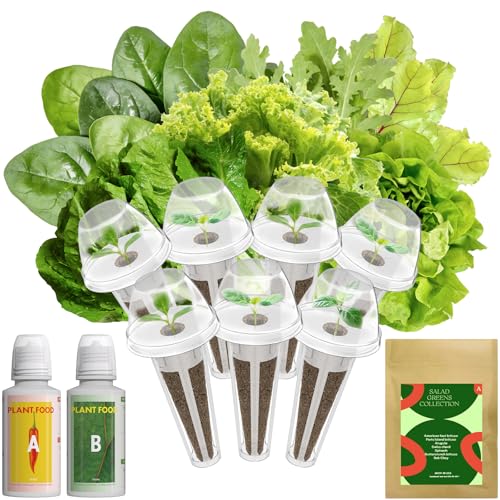 7 Pods Salad Greens Seed Pod Kit for AeroGarden (7Pods / Salad)