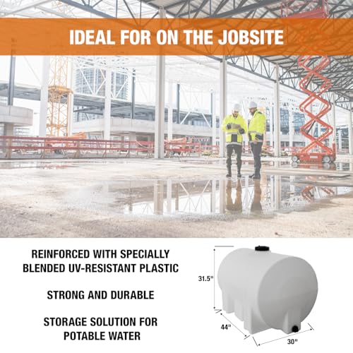 125 Gallon Polyethylene Storage Tank with Legs (125 Gallon)