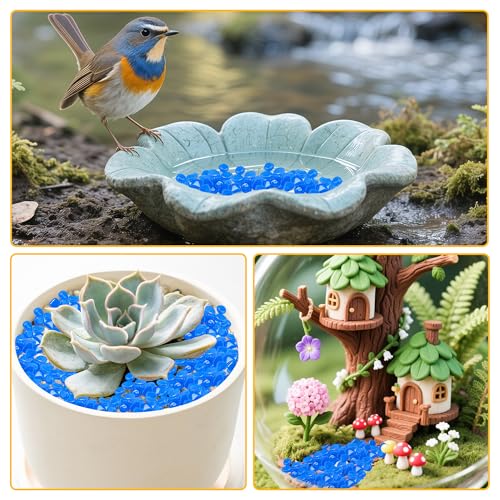 Glow in The Dark Rocks Outdoor Garden Pebbles Stones