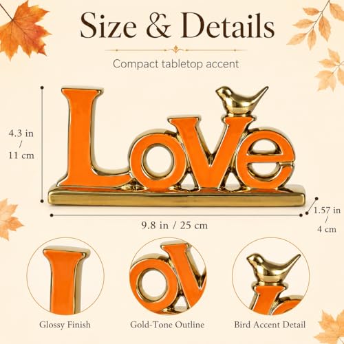 Love Sign Decoration (Orange / Love)