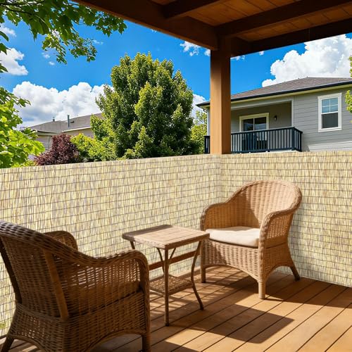 Bamboo Fencing (2×16FT / Natural color)