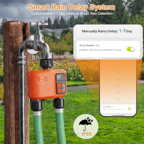 WiFi Sprinkler Timer 2 Zone (2 Outlet- 2pcs)