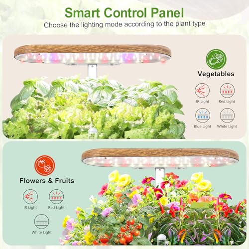 Hydroponics Growing System Indoor Garden (White)