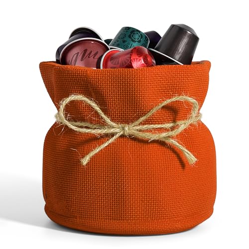 Candy Bowl for Office Key Bowl for Entryway Table Fall Candy Dish Plant Pots Indoor Flower Pots for Indoor Plants (Orange / Large)
