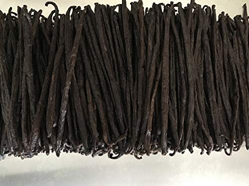4oz Madagascar Vanilla Beans Organic Grade B. 5" (4 Ounce (Pack of 1))