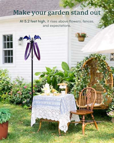 Wind Spinners for Yard Garden (Violet Cascade)
