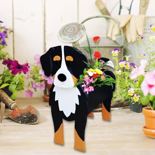 Bernese Mountain Dog Planter Pots