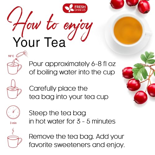Premium Hawthorn Berry Tea (40 Tea Bags)