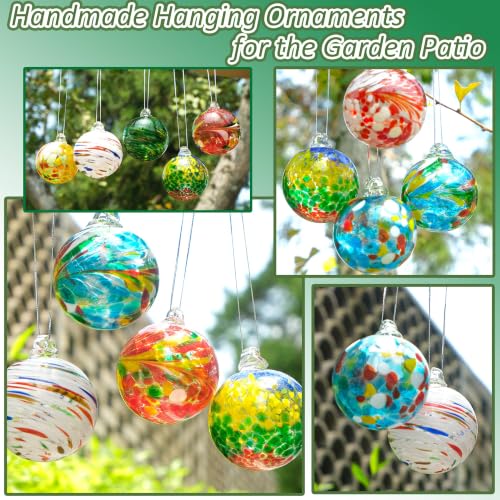 Christmas & Halloween Glass Ball Ornaments