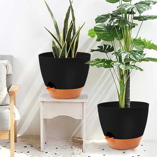12 Inch Self Watering Planters (2 Count)