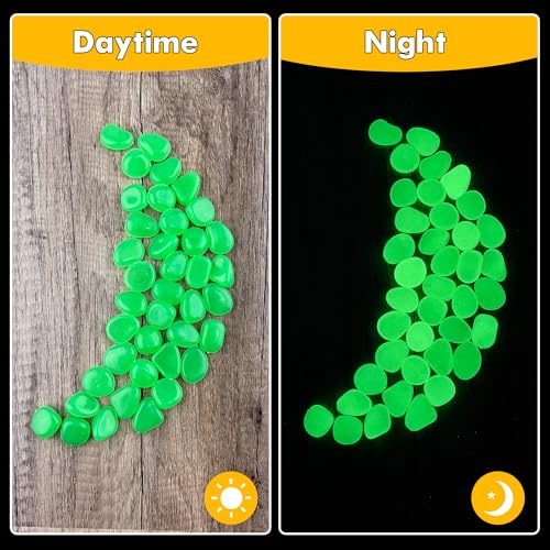 Glow in The Dark Fish Tank Rocks (2.2 Pound)